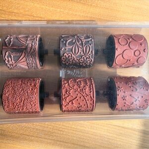 Retired Stampin’ Up! Roller Wheel Stamp Lot, Matey’s Map, Carnival Fun, 6 Wheels